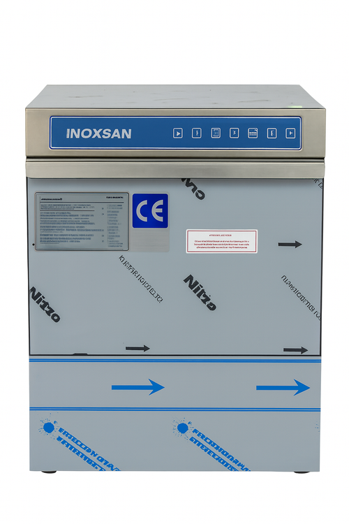 ماشین ظرفشویی صنعتی زیر کانتری ۵۴۰ بشقاب اینوکسان مدل BYM52 همراه با پمپ جلادهنده ساخت کشور ترکیه🇹🇷