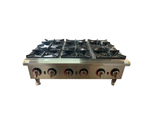 تصویر اجاق گاز صنعتی ۶ شعله طرح APW