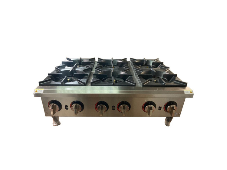 تصویر اجاق گاز صنعتی ۶ شعله طرح APW